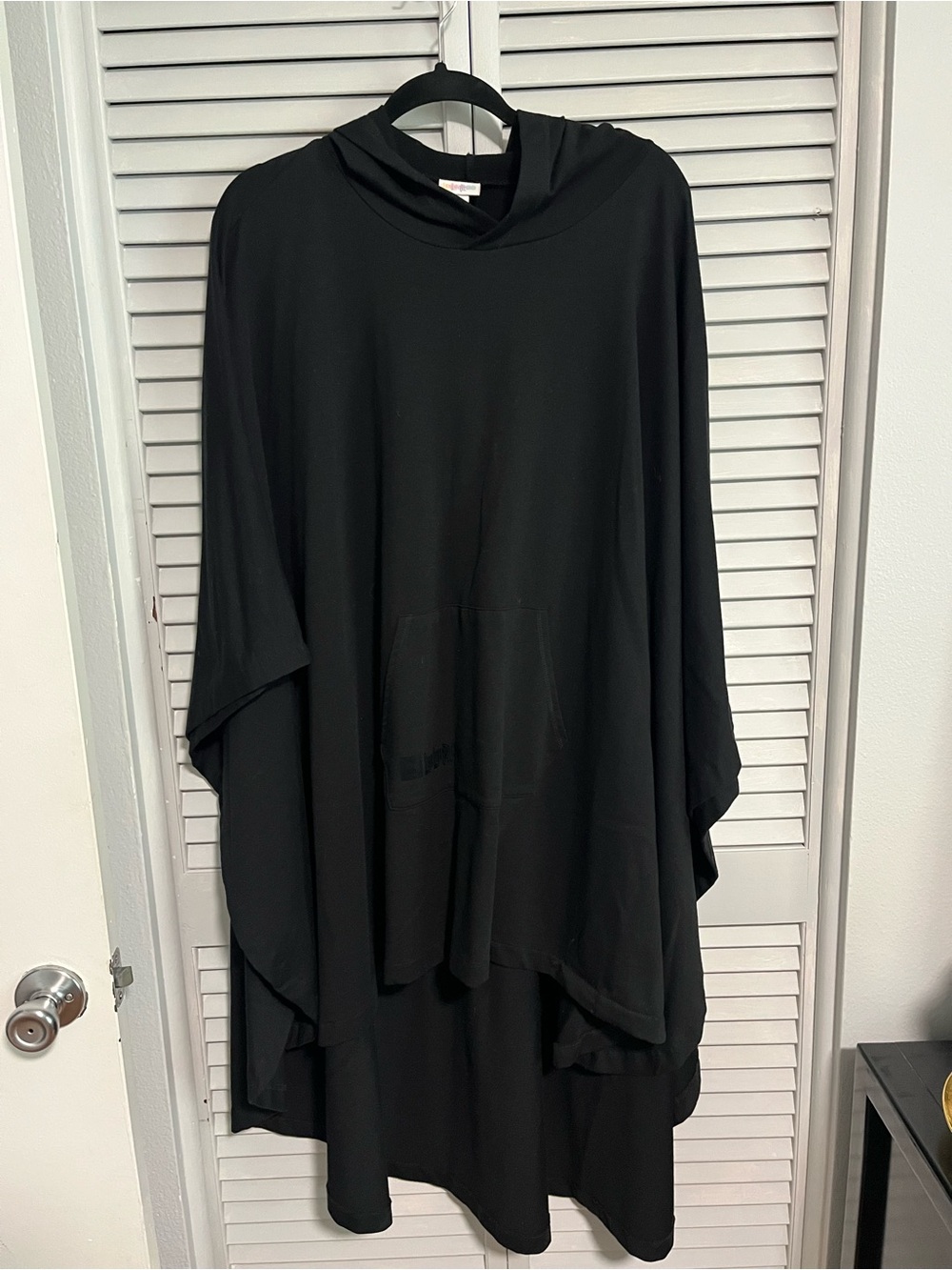LuLaRoe Black Crewneck Poncho Sweater